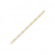 Gold Bracelet in A.Diamond  8.62 gram
