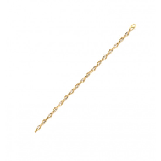 Gold Bracelet in A.Diamond 6.90 gram