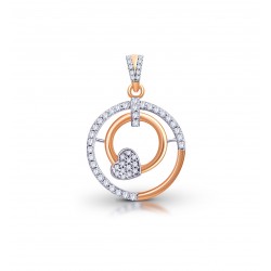 Rose Gold Pendant A. Diamond 3.55 gram