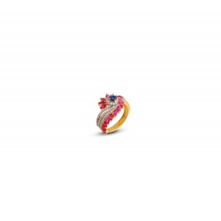 Gold Women Ring in 18 Karat 4.74 gram Design By Amol Jewellers LLP