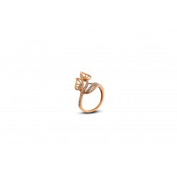 Gold Women Ring in 18 Karat 3.95 gram Design By Amol Jewellers LLP