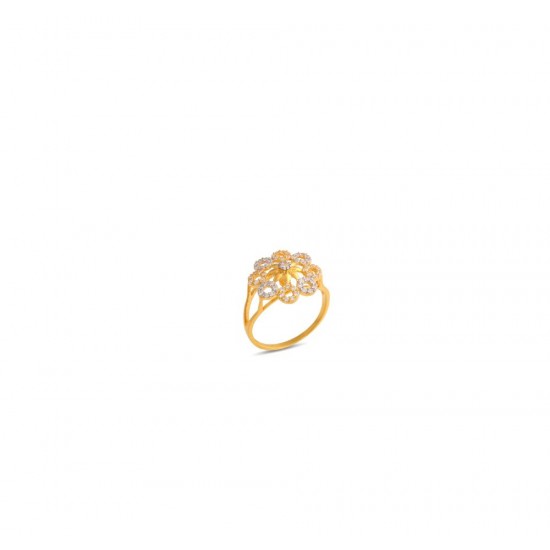 Gold Women Ring in 18 Karat 2.62 gram Design By Amol Jewellers LLP