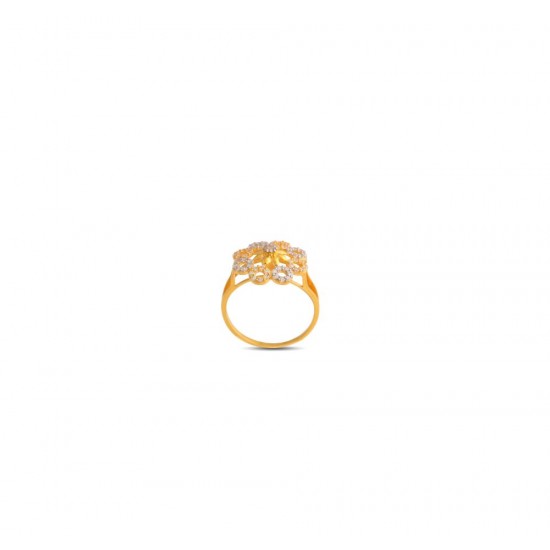 Gold Women Ring in 18 Karat 2.62 gram Design By Amol Jewellers LLP