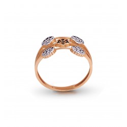 Rose Gold  Diamond  Ring  2.33 gram