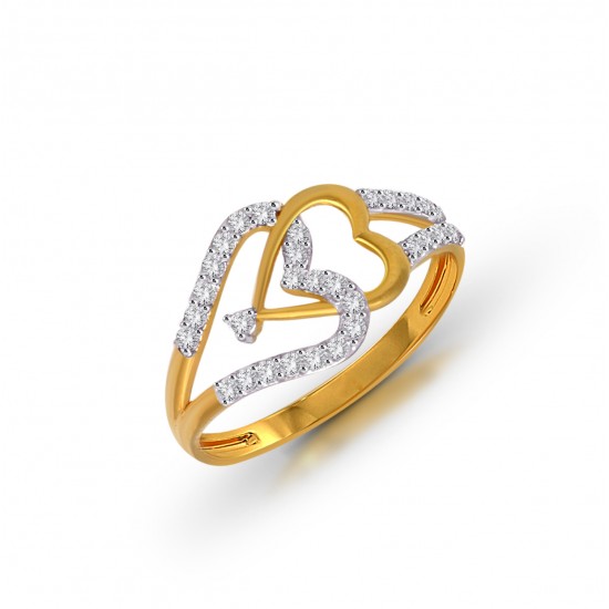 Gold Ring Diamond  2.21 gram