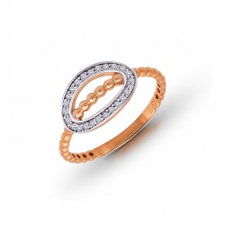 Rose Gold  Ring A.Diamond  1.86 gram 