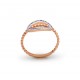 Rose Gold  Ring A.Diamond  1.86 gram 