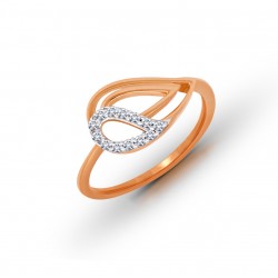 Rose Gold  Ring A.Diamond 1.97 gram