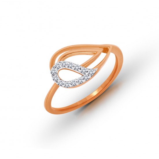 Rose Gold  Ring A.Diamond 1.97 gram