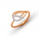 Rose Gold  Ring A.Diamond 1.97 gram