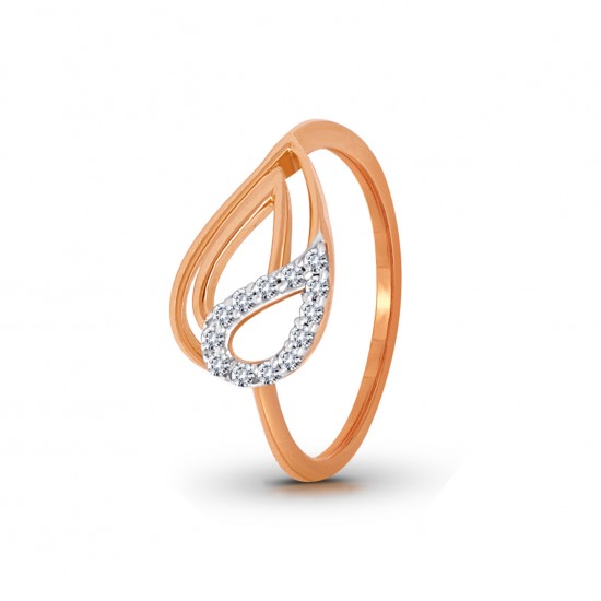 Rose Gold  Ring A.Diamond 1.97 gram