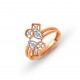 Rose Gold Ring  A.Diamond 2.30 gram