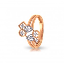 Rose Gold Ring  A.Diamond 2.30 gram