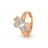 Rose Gold Ring  A.Diamond 2.30 gram