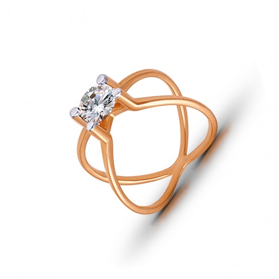 Rose Gold  Ring A.Diamond 3.37 gram 