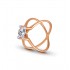 Rose Gold  Ring A.Diamond 3.37 gram 