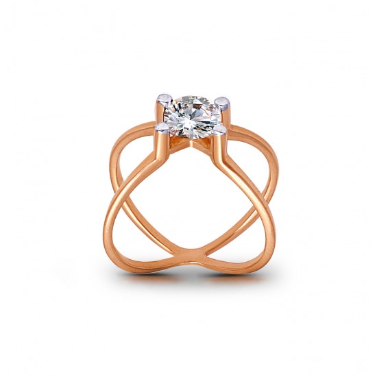 Rose Gold  Ring A.Diamond 3.37 gram 