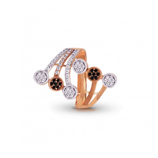 Rose Gold Ring A.Diamond  4.07 gram