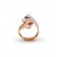 Rose Gold Ring A.Diamond  4.07 gram