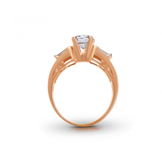 Rose Gold  Ring A.Diamond 3.73 gram 