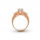 Rose Gold  Ring A.Diamond 3.73 gram 