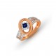 Rose Gold  Ring A.Diamond 3.49 gram 