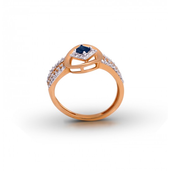 Rose Gold  Ring A.Diamond 3.49 gram 