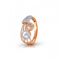 Rose Gold  Ring A.Diamond  2.20 gram 