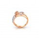 Rose Gold  Ring A.Diamond  2.20 gram 