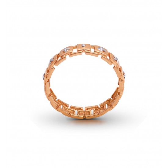 Rose Gold  Ring A.Diamond 3.10 gram 