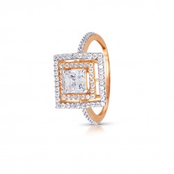 Rose Gold Ring A.Diamond 2.90 gram