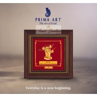 Pure 24 karat Golden Frame  A8 Daffodi Flower - Prima Art by Amol Jewellers LLP