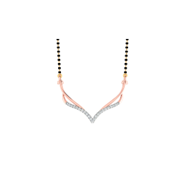 Kisna Brand Mangalsutra (MTO) 40186N by Amol Jewellers LLP 