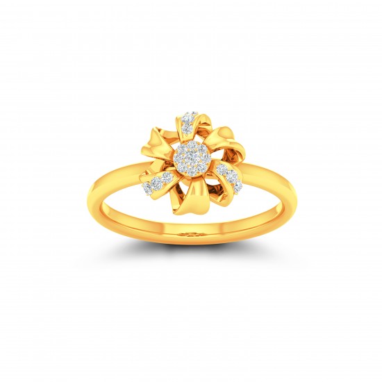 Kisna Sun Spring Ring 10789 by Amol Jewellers LLP 