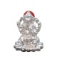 Ganesh Silver Stand Idol/ Murti in 999 Purity - 500983322