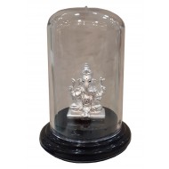 Ganesh Silver Stand Idol/ Murti in 999 Purity - 501240151
