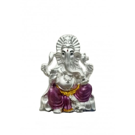 Ganesh Silver Stand Idol/ Murti  in 999 Purity - 600788985