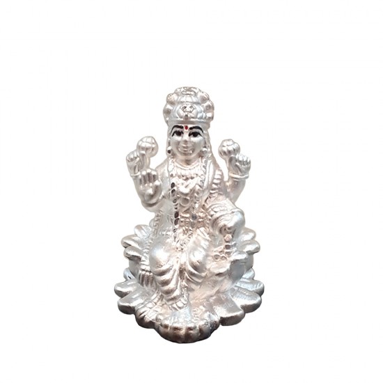 Laxmiji  Silver Idol/ Murti in 999 Purity - 500591127